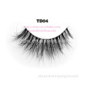 Handmade transparent stem high quality hot 3D mink eyelash